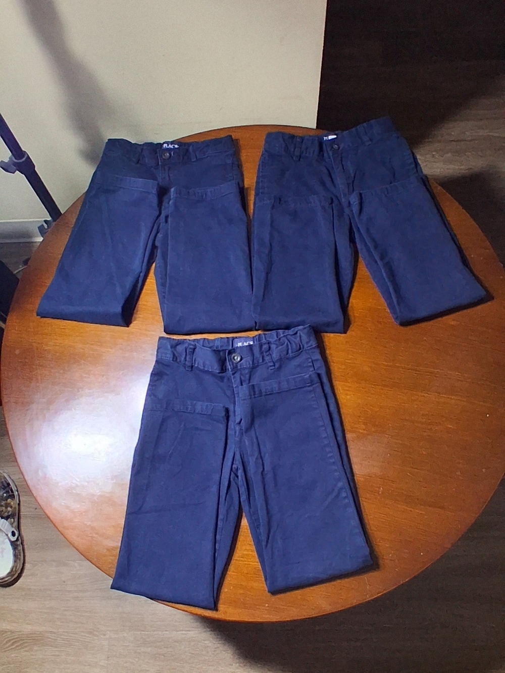 The Children's Place Navy Blue Chino Pants - Straight Leg 3-Pack